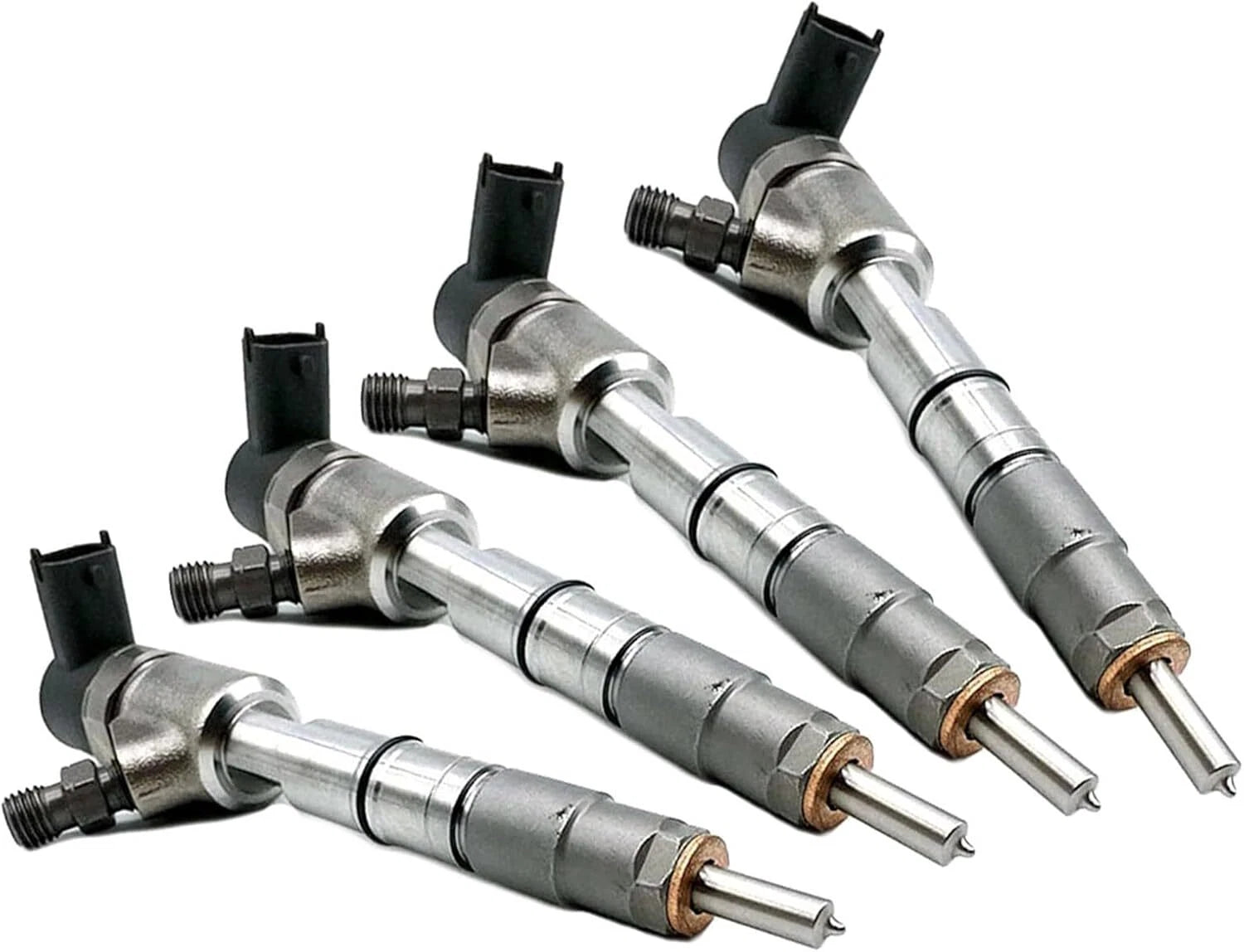 Set of 4 Fuel Injectors 6271113100 0445110307 for Komatsu 4D95 (PC70 PC110 PC120)