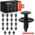 20Pcs Black Nylon Fender Bumper Retainer Clips for BMW 