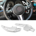 Silver Steering Wheel Shift Paddle Blade for BMW 3 5 Series (F10 F30)