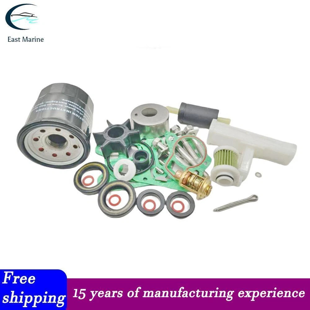 Maintenance Kit for Yamaha F70A (2004–2023) - Thermostat, Oil, Fuel Filter