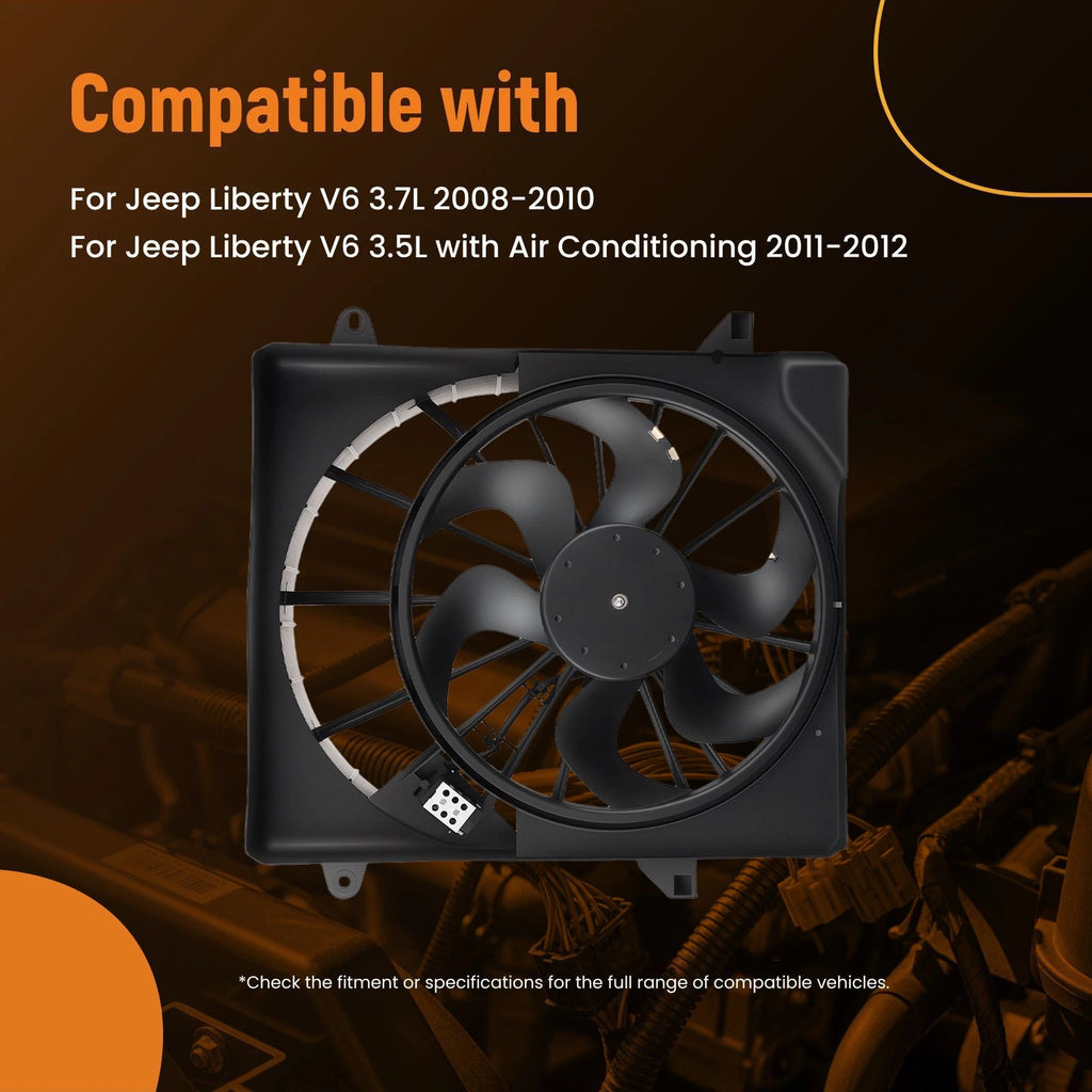 Electric Radiator Cooling Fan for Jeep Liberty (2008–2012) 621391 621-391