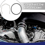 1x Car Charge Pipe C Clip Kit w/O Ring Seal Gasket for BMW X1 (2012-2015)