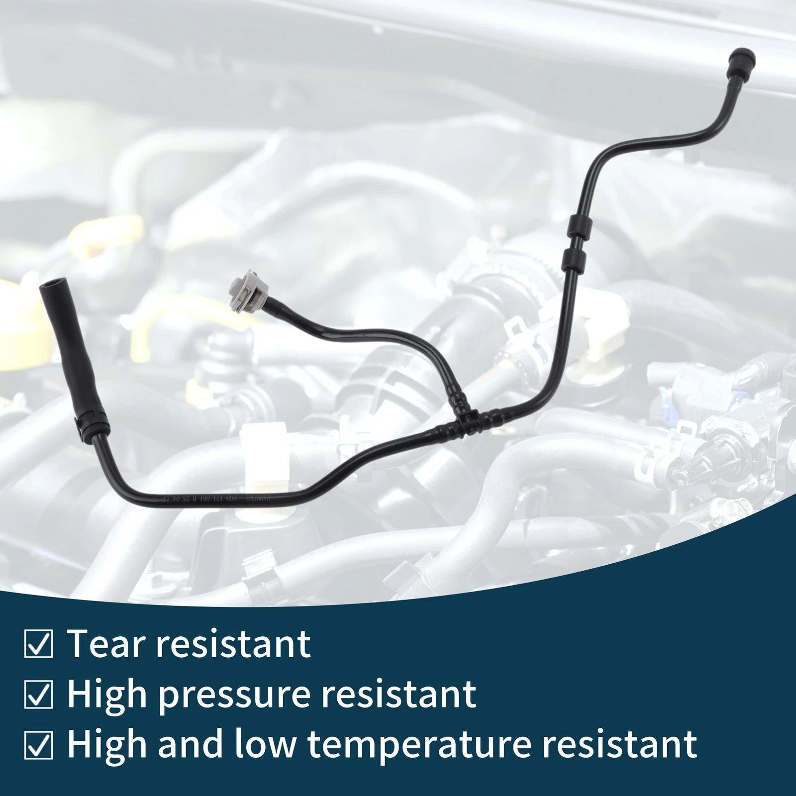 Radiator Hose for Audi Q5 2.0L (2018–2024) No. 80D121081B Plastic