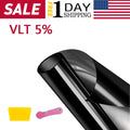 20" x 10FT Charcoal Black Window Tint Film for Cars and Offices