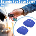 2X Car Remote Key Fob Case Protector for Suzuki (2 Button, Silicone, Dark Blue)