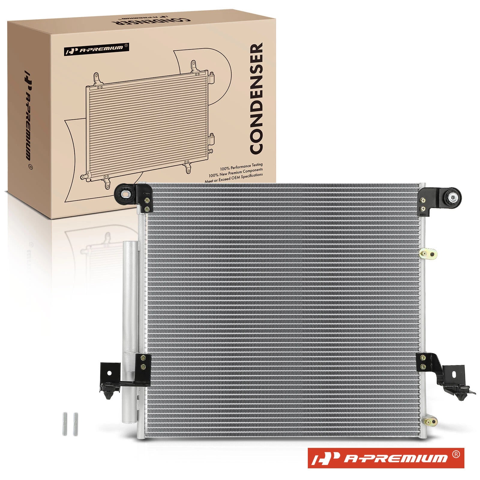 A/C Condenser w/ Drier & Bracket for Toyota Tundra (2022-2024)