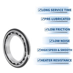 Deep Groove Ball Bearing 6913NR for Scooter Skateboard (P5 65x90x13mm)