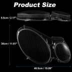 Front Headlight Lens Covers for Mercedes-Benz W211 (2002-2008)