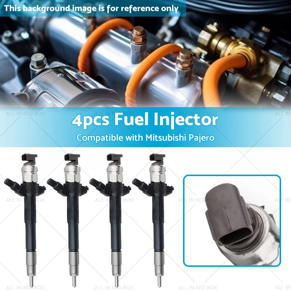 4X Diesel Fuel Injector for Mitsubishi Pajero Triton (2006–2010)