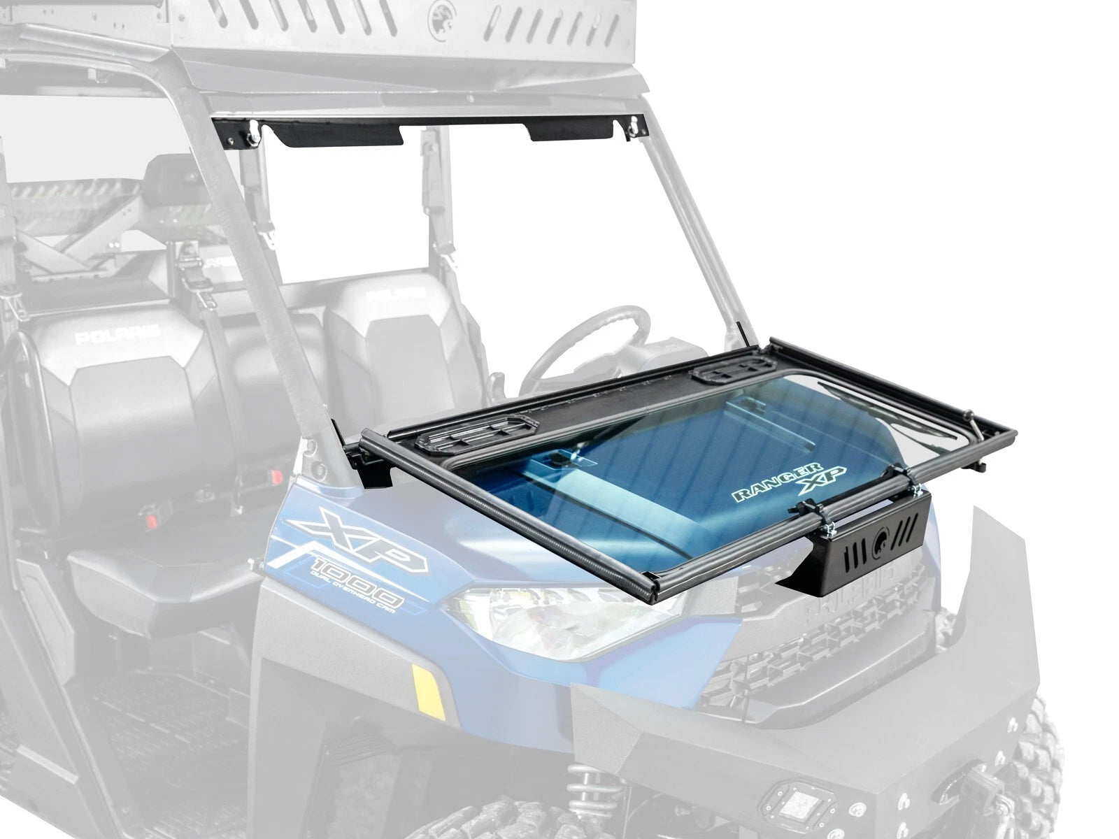 Flip Down Glass Windshield for Polaris Ranger XP 1000 (2017–2023)