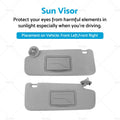 Pair Sun Visor for Holden Barina TM (2011–2018) Grey