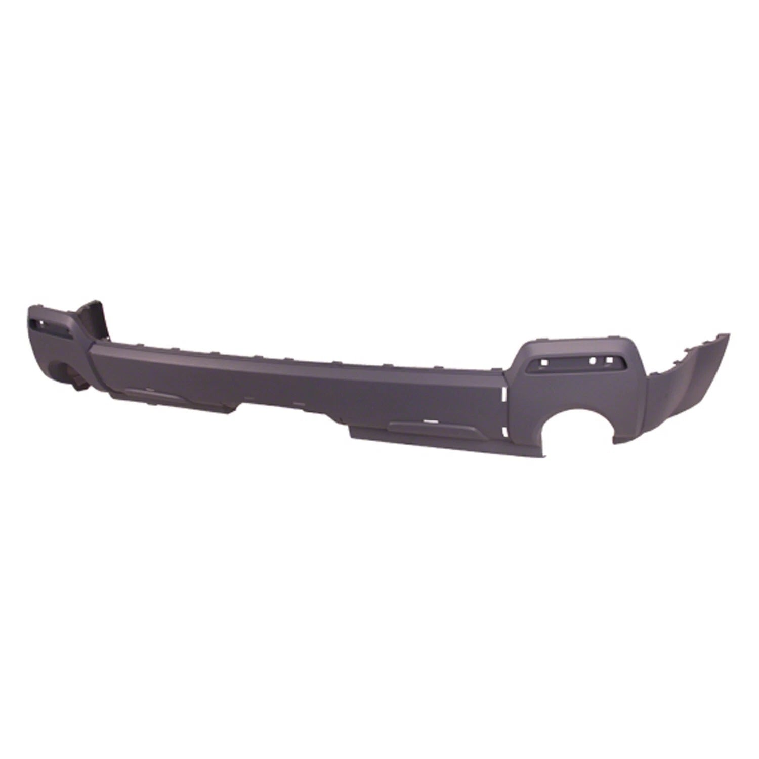Replacement Rear Valance Dual Exhaust For Use w/Chrome For 2010-2015 GMC Terrain