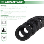 Set of 5 Oil Seals NBR Rubber 38x62x10mm for High Pressure