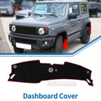 Dashboard Cover Mat for Hyundai Sonata (2024) Sun Protector Pad Black Red