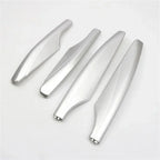 4 Pcs Roof Luggage Rack End Covers Silver for Nissan Patrol Y62 (2010-2018)