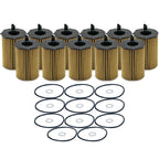 Set of 11 Engine Oil Filters for Hyundai Kia V6 (StdAsp GAS)