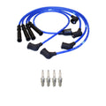 NGK 7mm Wire Set 4 Spark Plug Kit for Mazda B2600 MPV (1990–1999)