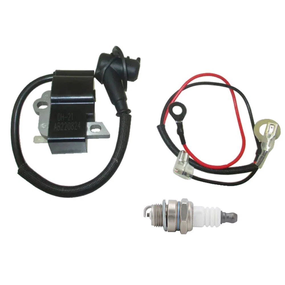 Set of 1 Ignition Coil & Spark Plug for Stihl MS341 MS361 (2004–2010) 1135 400 1300