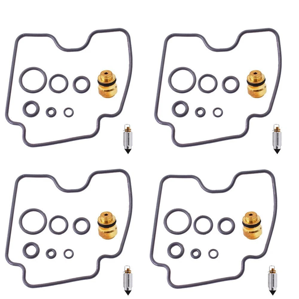 Set of 4 Carburetor Rebuild Kits for Yamaha FZS600 (1998–2003)