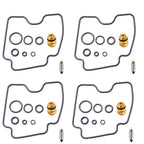 Set of 4 Carburetor Rebuild Kits for Yamaha FZS600 (1998–2003)