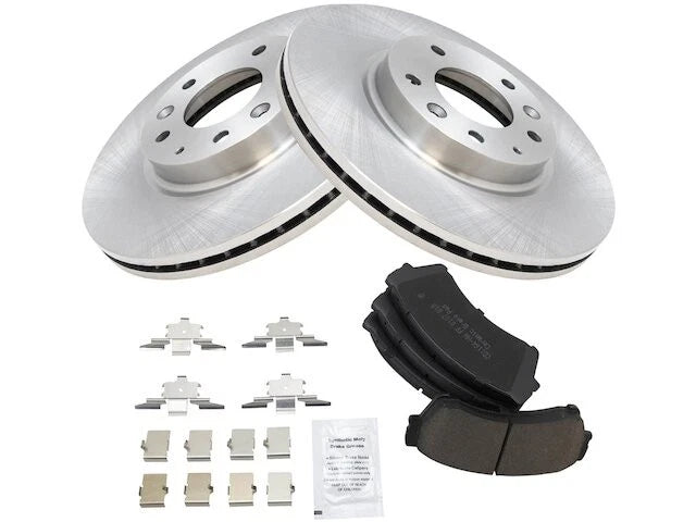 Front Brake Pad and Rotor Kit for Mazda 6 (2006–2013) QZ686BR