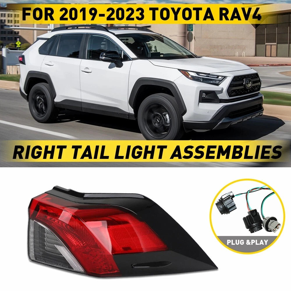 Rear Outer Tail Light Lamp for Toyota RAV4 (2019–2020) Right Side