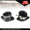 2X Intake Manifold Carburetor Boots for Yamaha Raptor 660 (2001–2005)