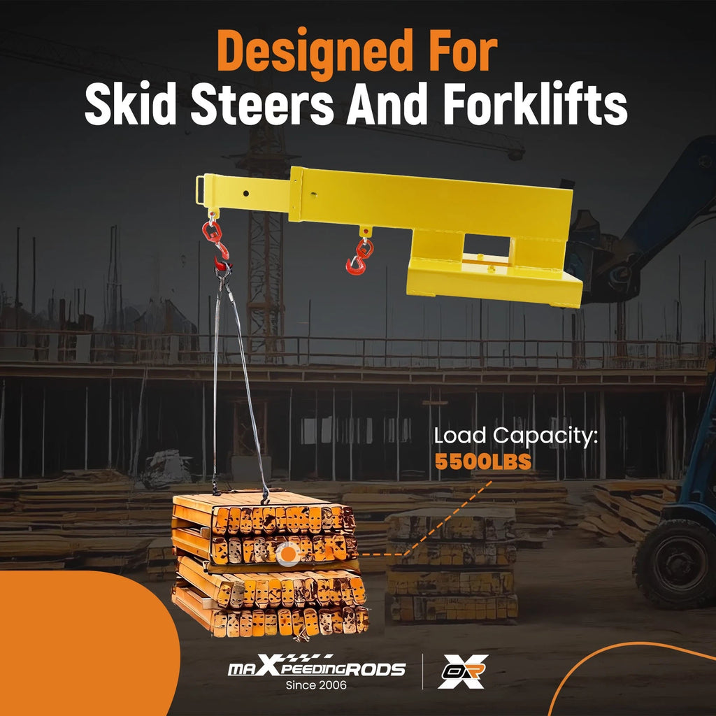 Heavy Duty Telescopic Forklift Boom Attachment for Forklifts (31-79")