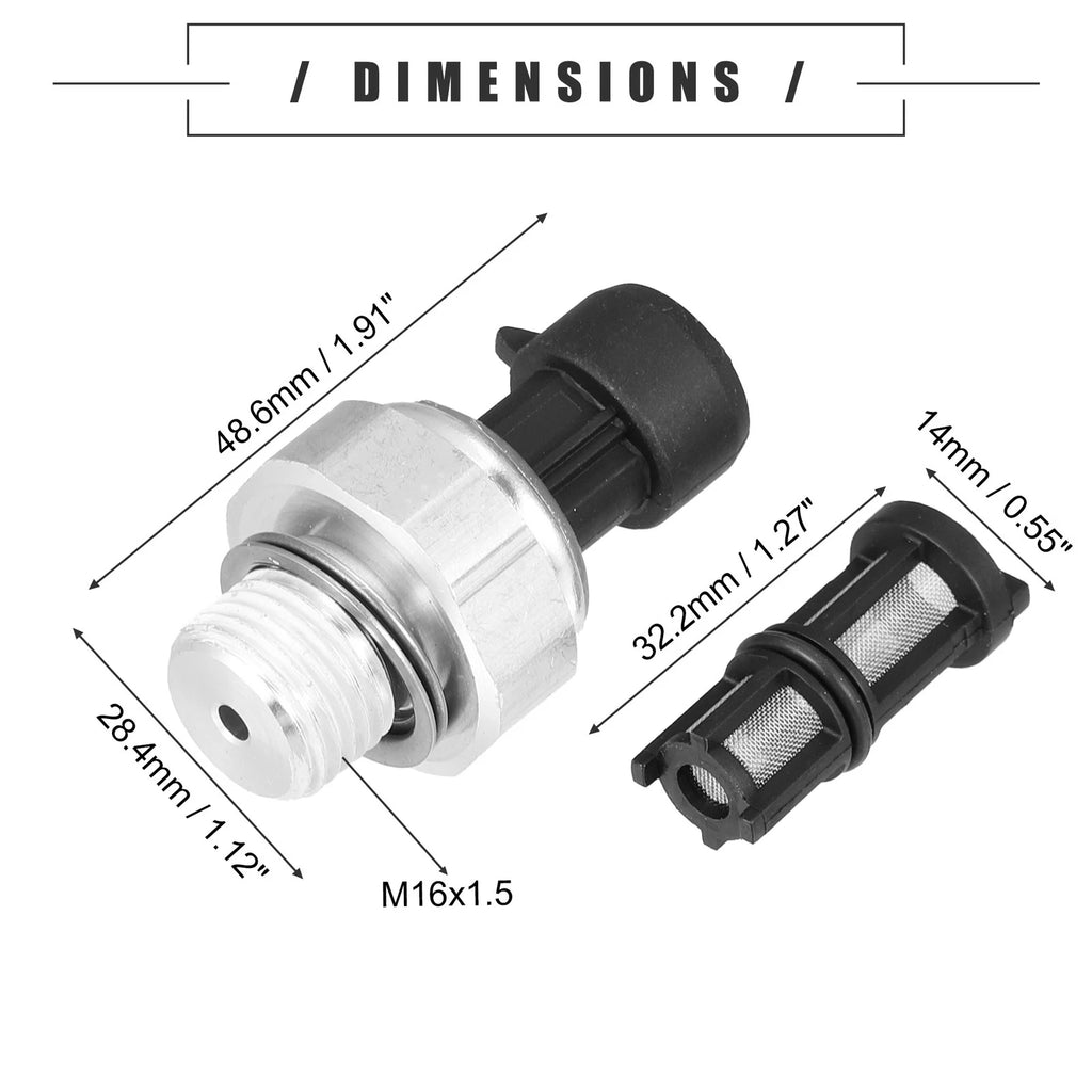 Engine Oil Pressure Sensor Set for Buick (12616646)
