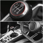 6-Speed Gear Stick Shift Knob Cover for Audi S3 A3 A4 S4 A5 (2003–2015)
