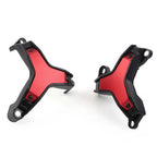 Engine Crash Guard Pad Frame Slider Protector for Yamaha MT09 Tracer 9 (2021–2023) - Red