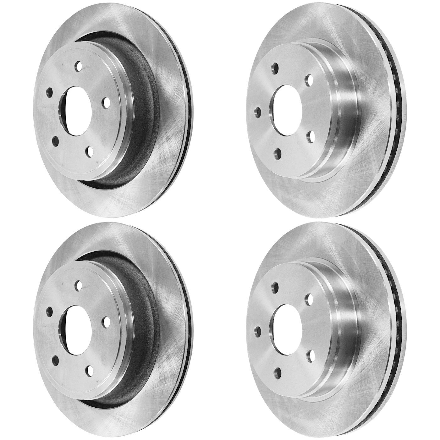 Front & Rear Brake Disc Rotors for Ram 1500 Classic, Dodge Dakota, Durango