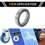 Deep Groove Ball Bearing 6018DDU for Scooter Skateboard (90x140x24mm)