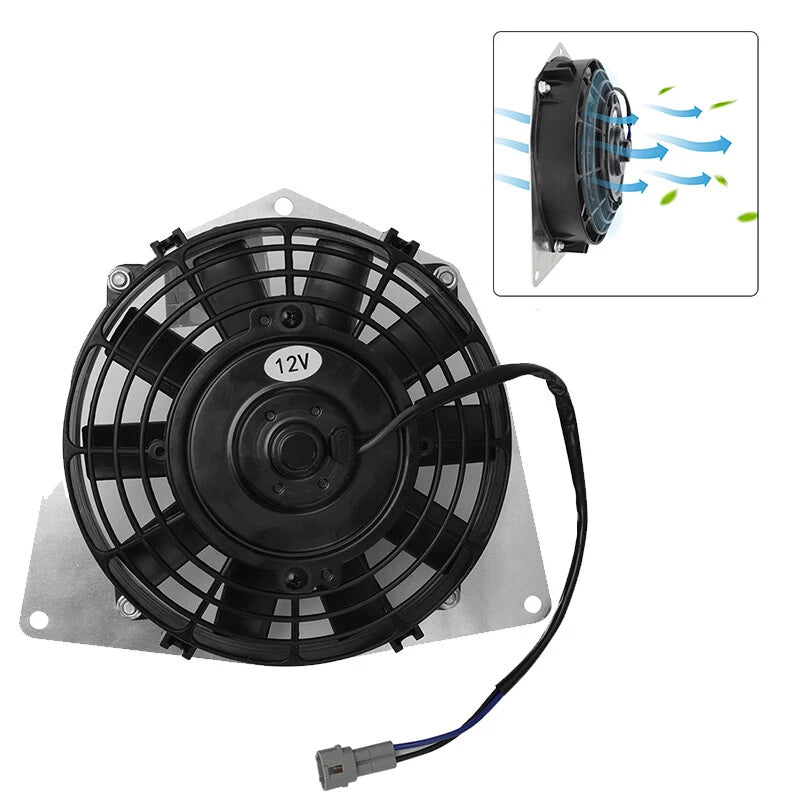 High Performance Radiator Fan 1S3-12405-00-00 for Yamaha Raptor 700 700R (2006–2012)