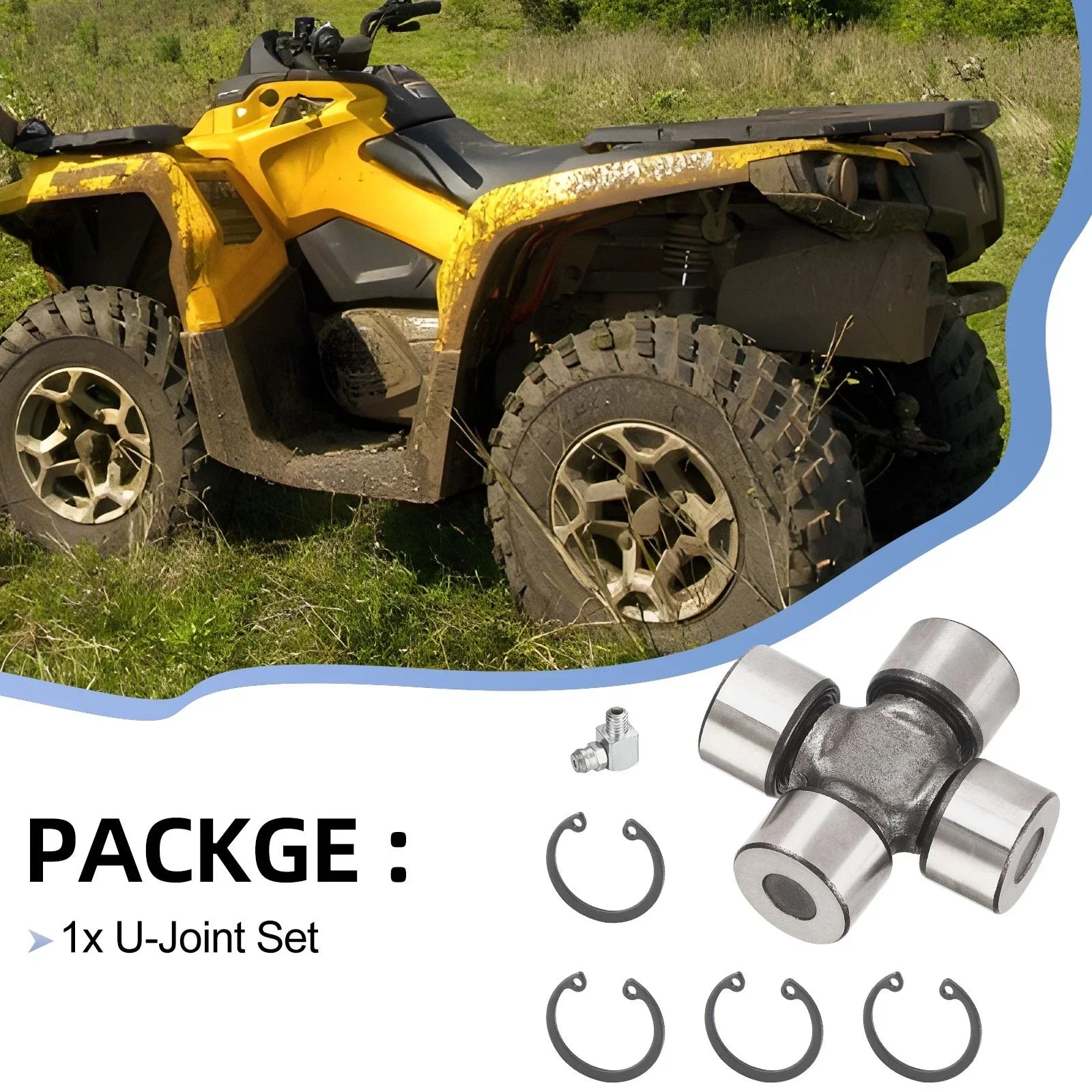 Rear Drive Shaft U-Joint Kit for Can-Am Outlander 450 (2011–2020)