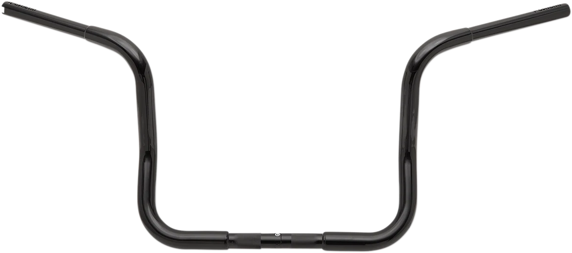 1-1/4" EZ Install Round Top Handlebar for Harley (903012-B) - 12" Black