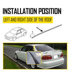Set of 2 Roof Side Moldings for Honda Civic (1996–2000)