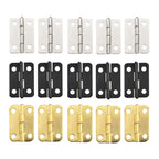 24pcs Mini Jewelry Box Hinges for Dollhouse Craft Cabinet (23mm x 15mm)