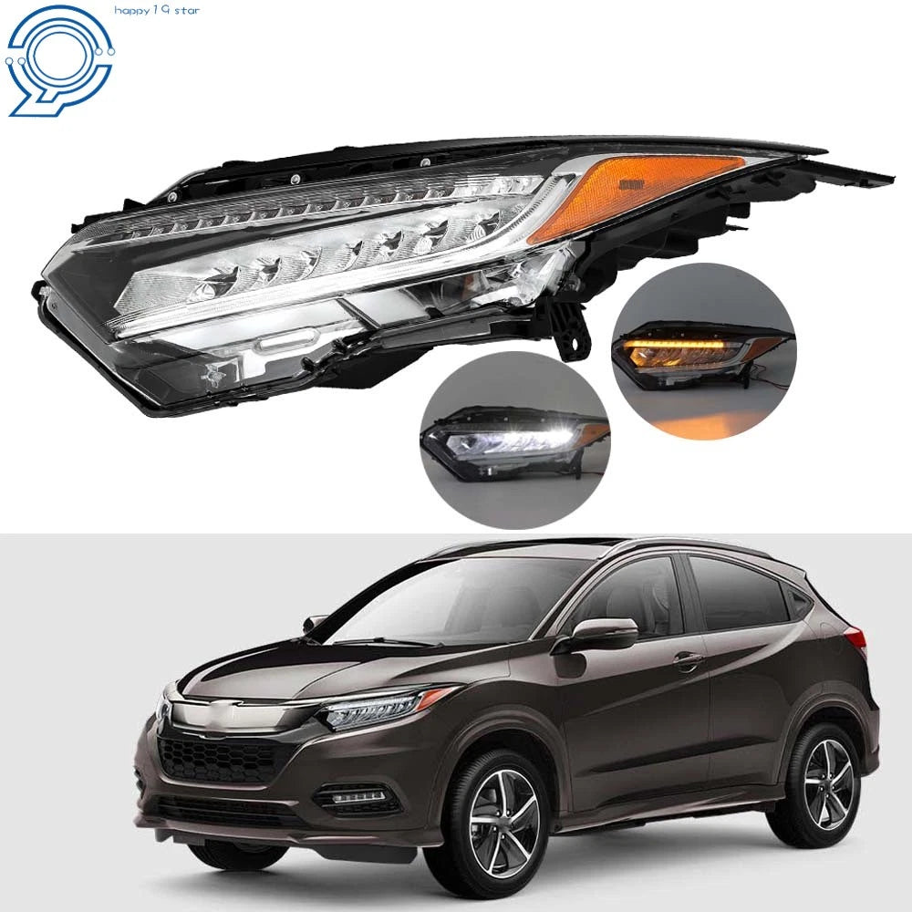 Left Side Full LED Headlight Assembly for Honda HR-V Touring (2019–2022)