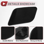 Front Left Washer Nozzle Cover Cap for Audi Q7 (2010–2015) 1 Pcs Black