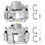 Pair Front Brake Calipers w/ Bracket for Hyundai Sonata (2011–2014)