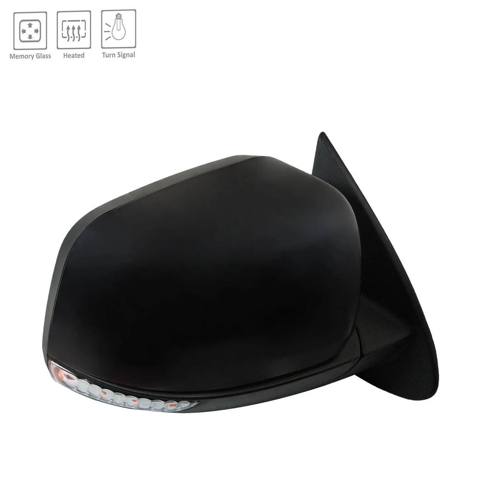 Power Door Mirror Replacement Ready to Paint Heated for Passenger Seat (2010–2014)