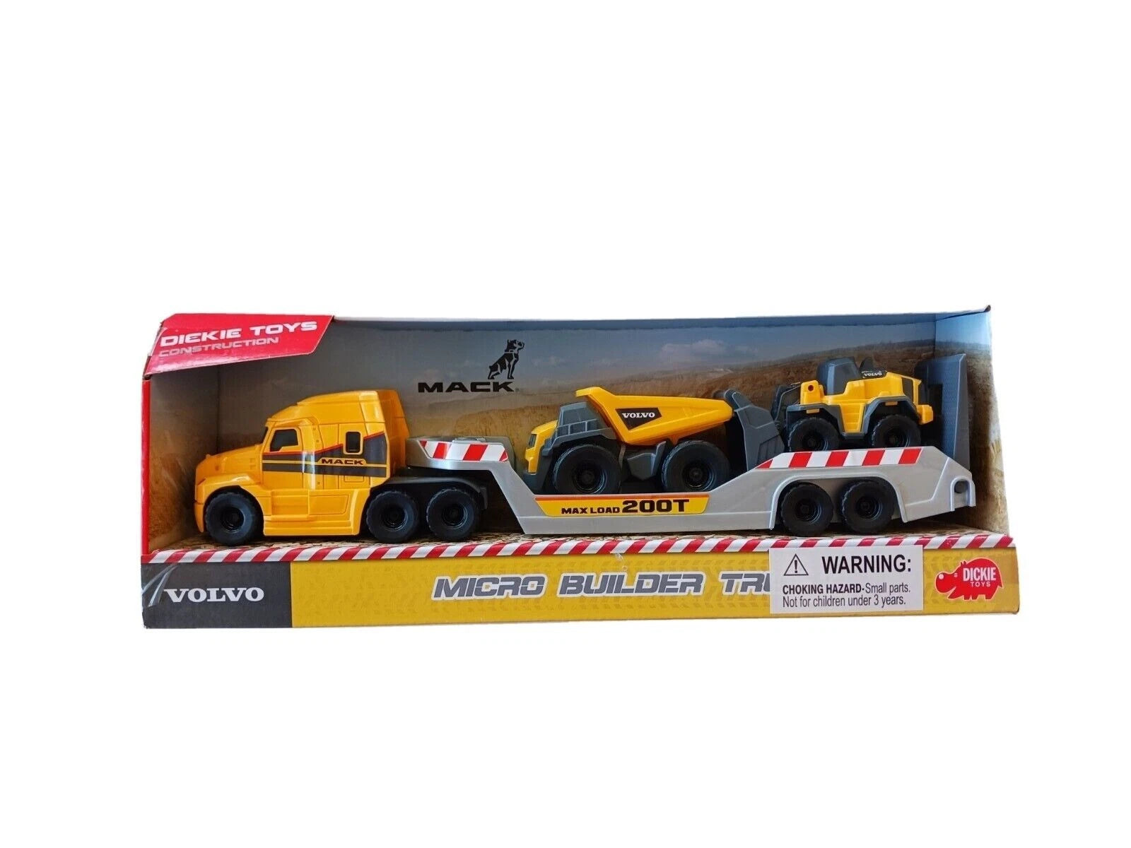 Volvo Micro Builder Truck for Dickie Toys