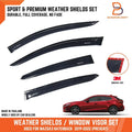 Weather Shield Window Visor Rain Guard for Mazda 3 BP Hatchback (19-23)