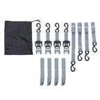 Set of 4 Ratchet Straps for Universal Use (5208lbs, 1.6in x 8ft)