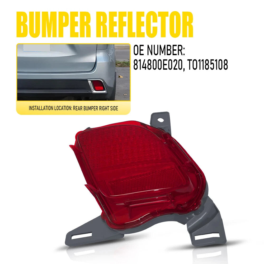 Rear Bumper Reflector Lamp for Toyota Highlander (2014–2019)