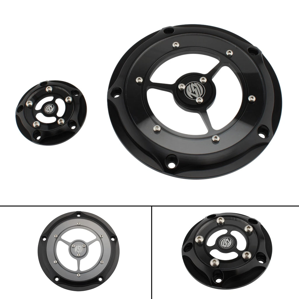 Side Stator Engine Cover Protector for Harley Road King Fat Glide (2007–2016)