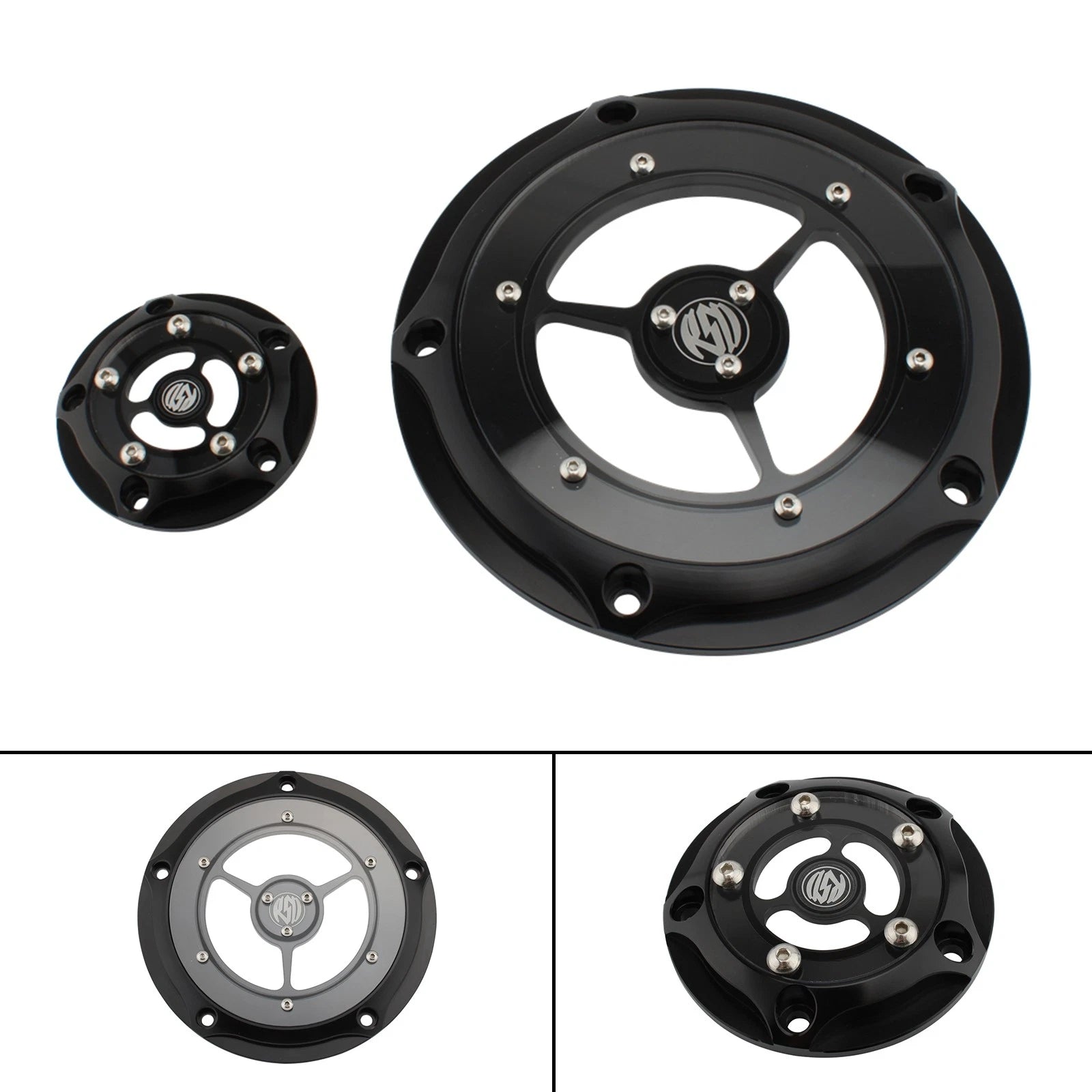 Side Stator Engine Cover Protector for Harley Road King Fat Glide (2007–2016)
