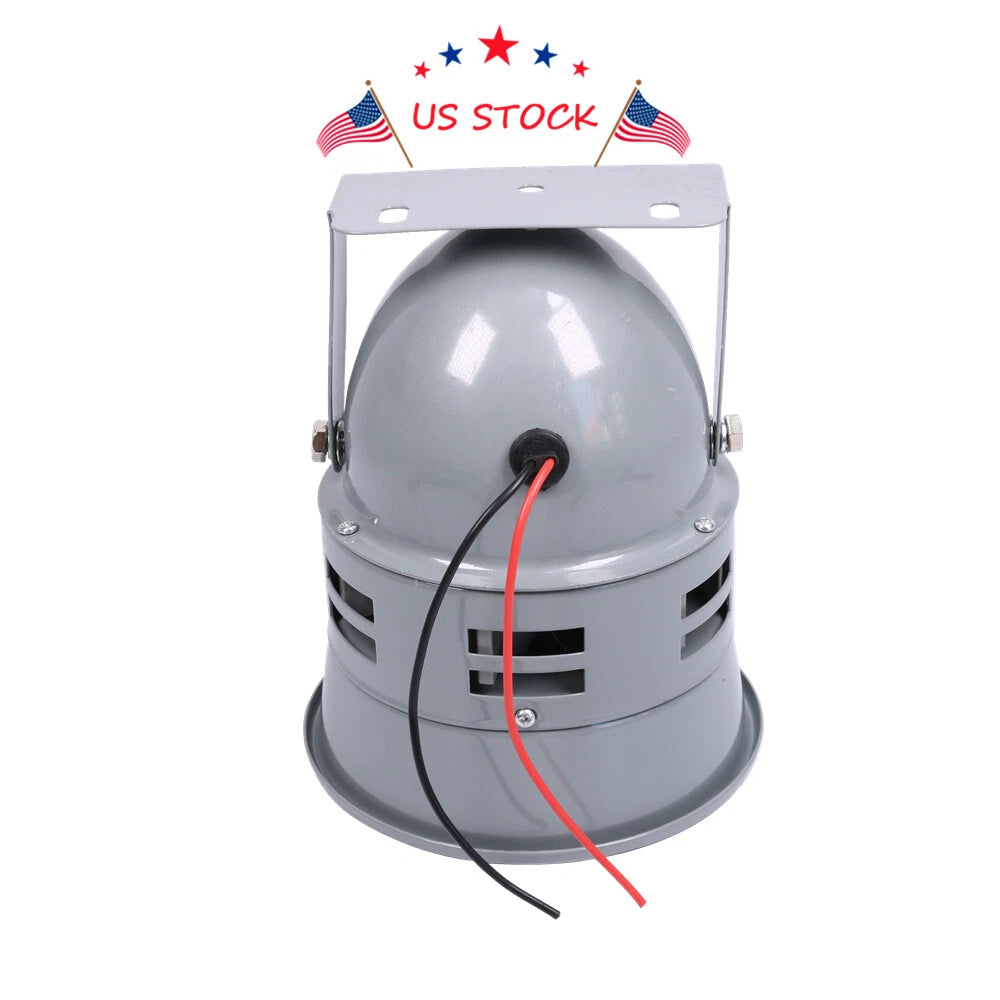 12V Loud Air Raid Siren Horn for Electric Car Truck Boat Motorcycle