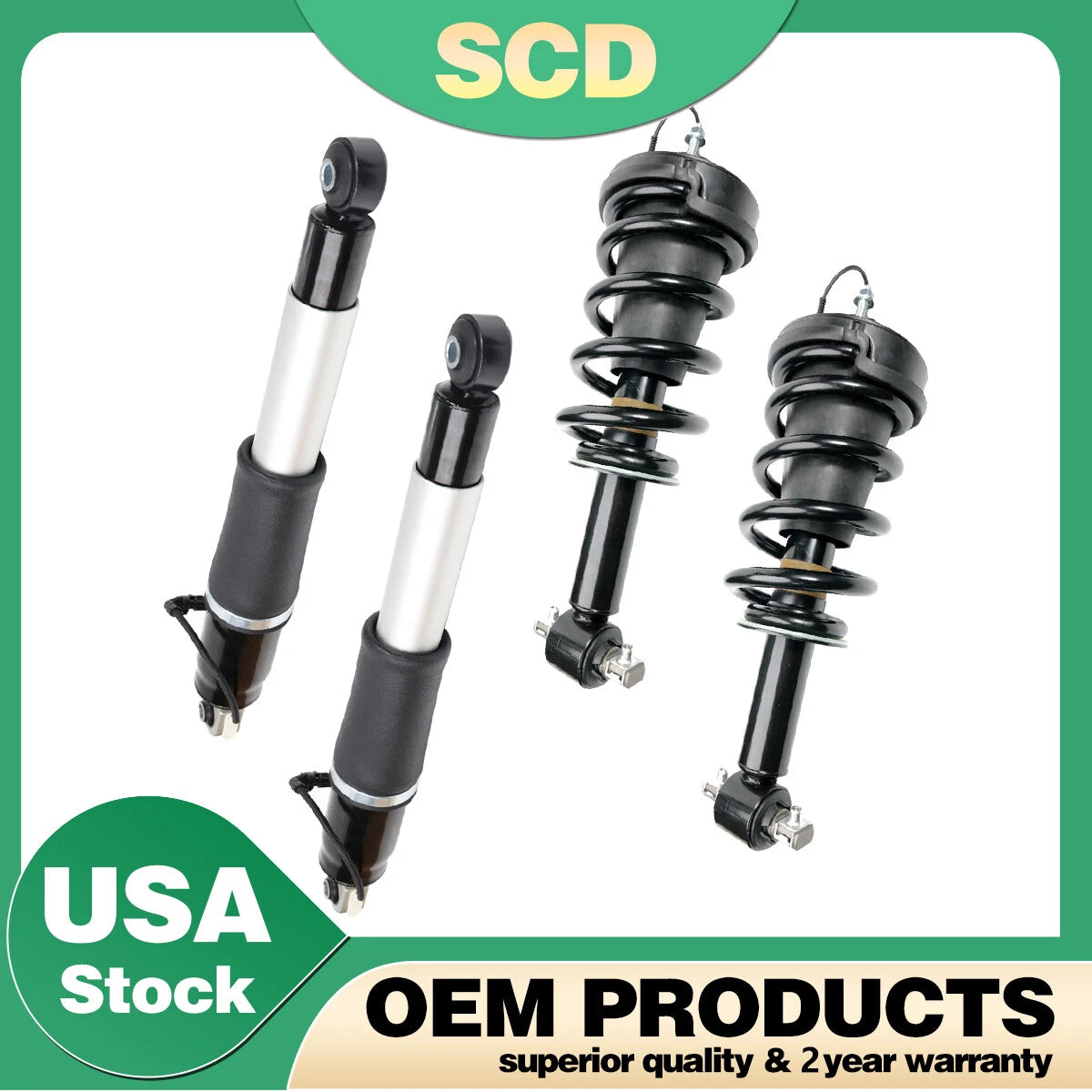 4X Front & Rear Shock Strut for Chevy Tahoe Suburban Escalade (2000–2006)